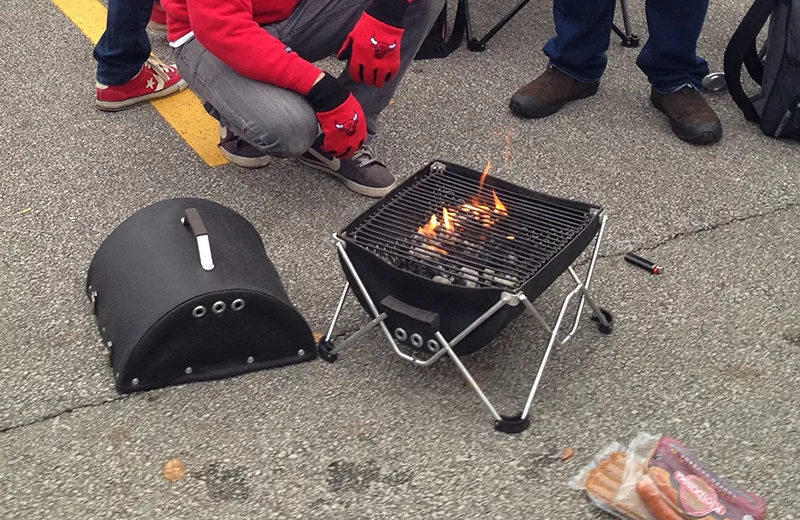 Tailgating with the folding GoBQ