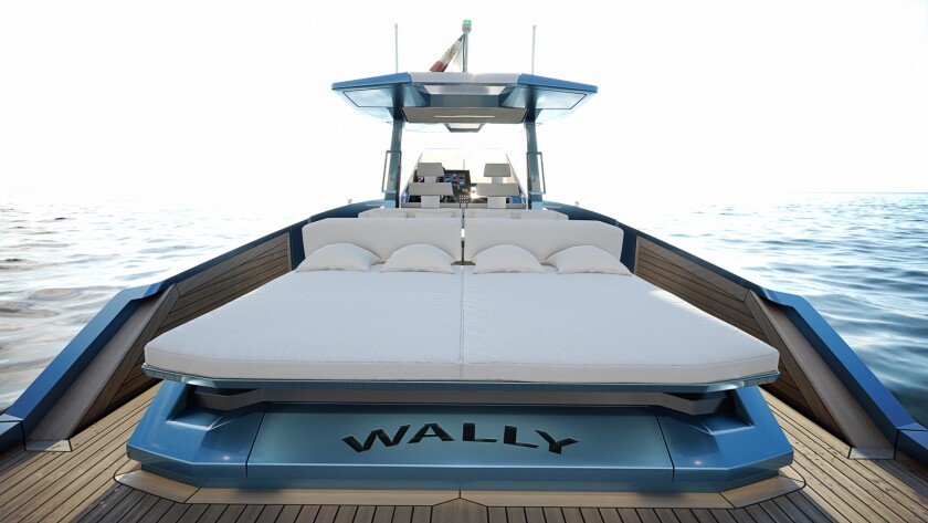 Sun lounges on the 48 Wallytender