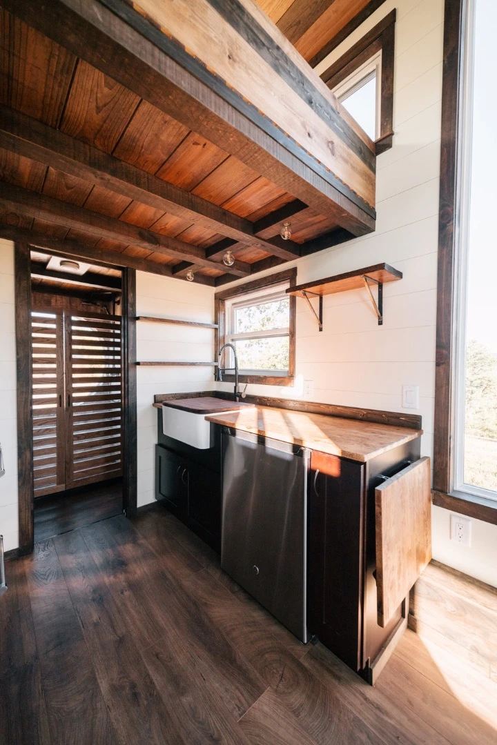Wind River Tiny Homes really nailed the cottage aesthetic it was going for