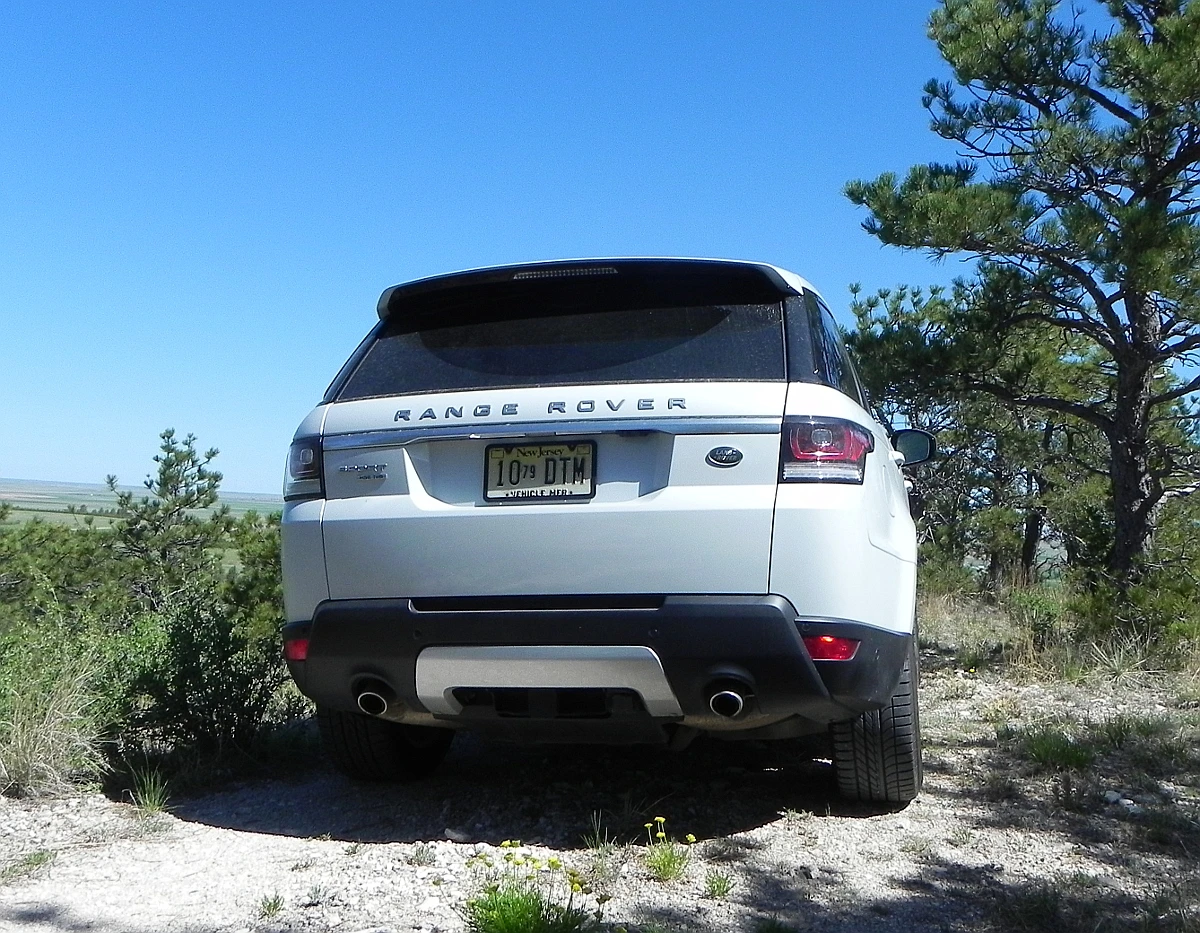 New this year is the "kick to open" tailgate on the Range Rover Sport, making for easier access to the cargo area
