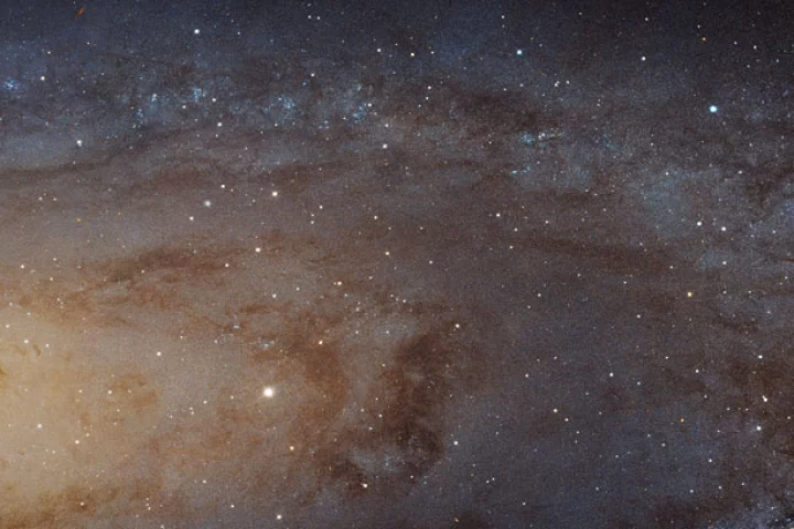 Hubble's stunning mosaic of the Andromeda galaxy comprises 411 individual images (Image: NASA)