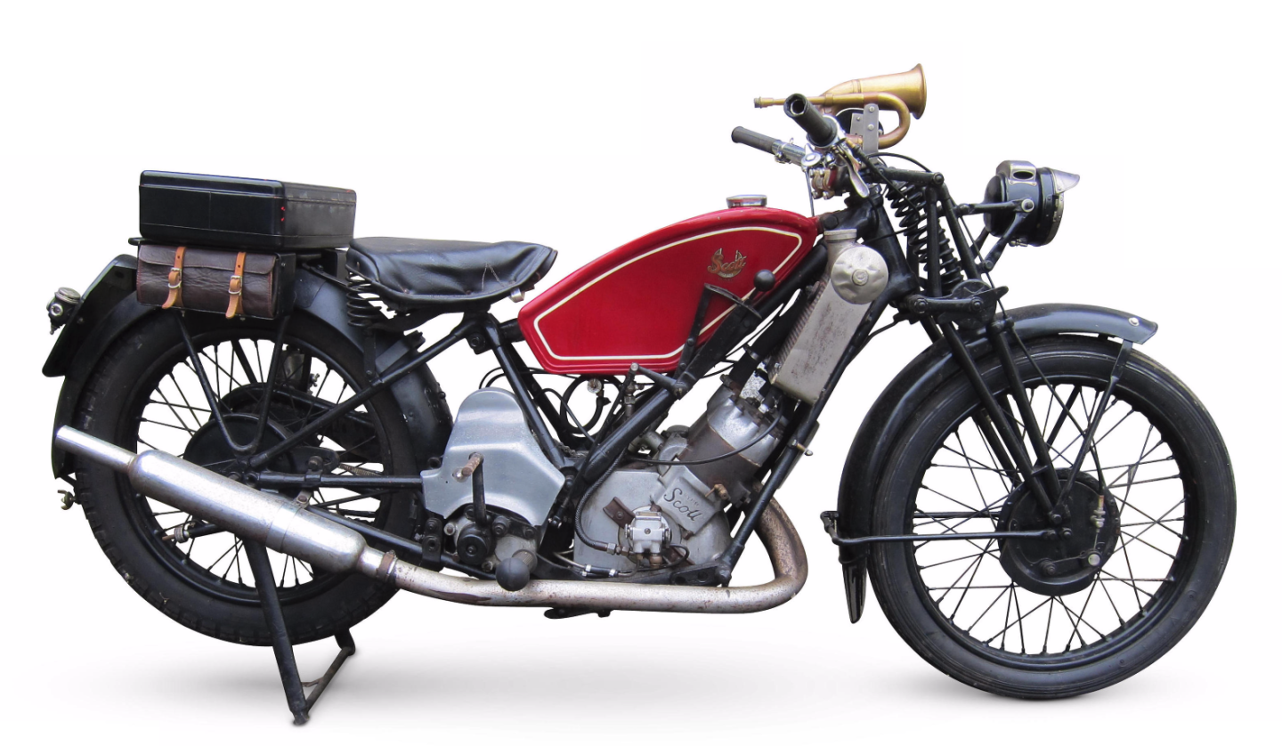 1929 Scott 596cc TT Replica, Price: £5,865 ($7,792), Auction Description