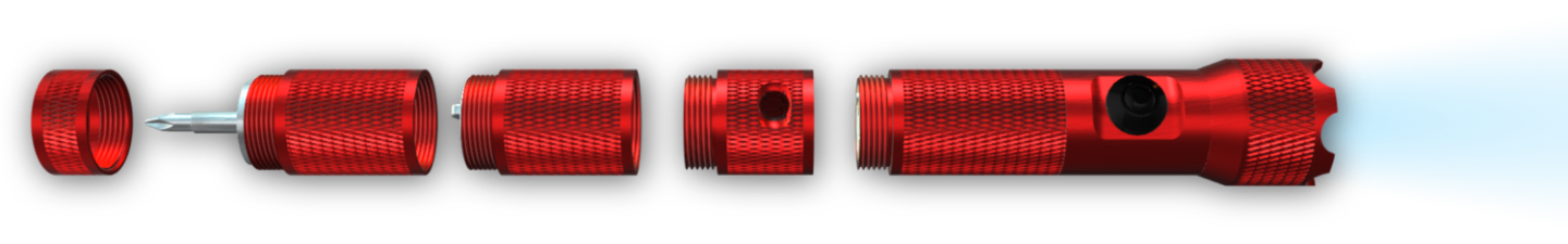 An exploded view of the Pyyros