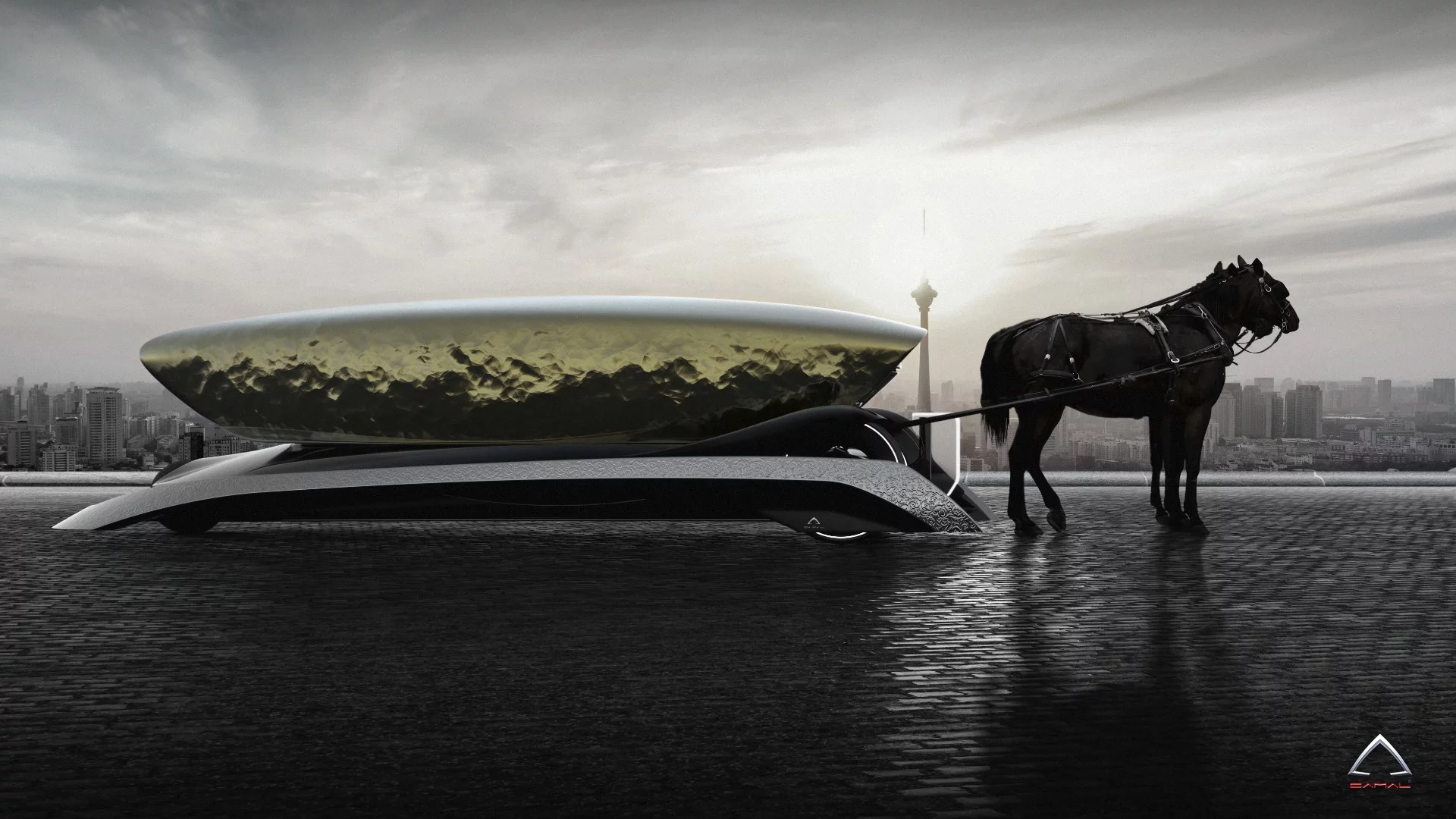 CAMAL's press release doesn't address it, but it looks like designers are thinking of active glass that can change tint and appearance