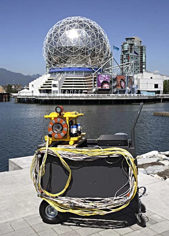 Hobbyist Leonard Whistler's homebuilt SeaFox, with custom camera housing (Photo: Leonard Whistler)