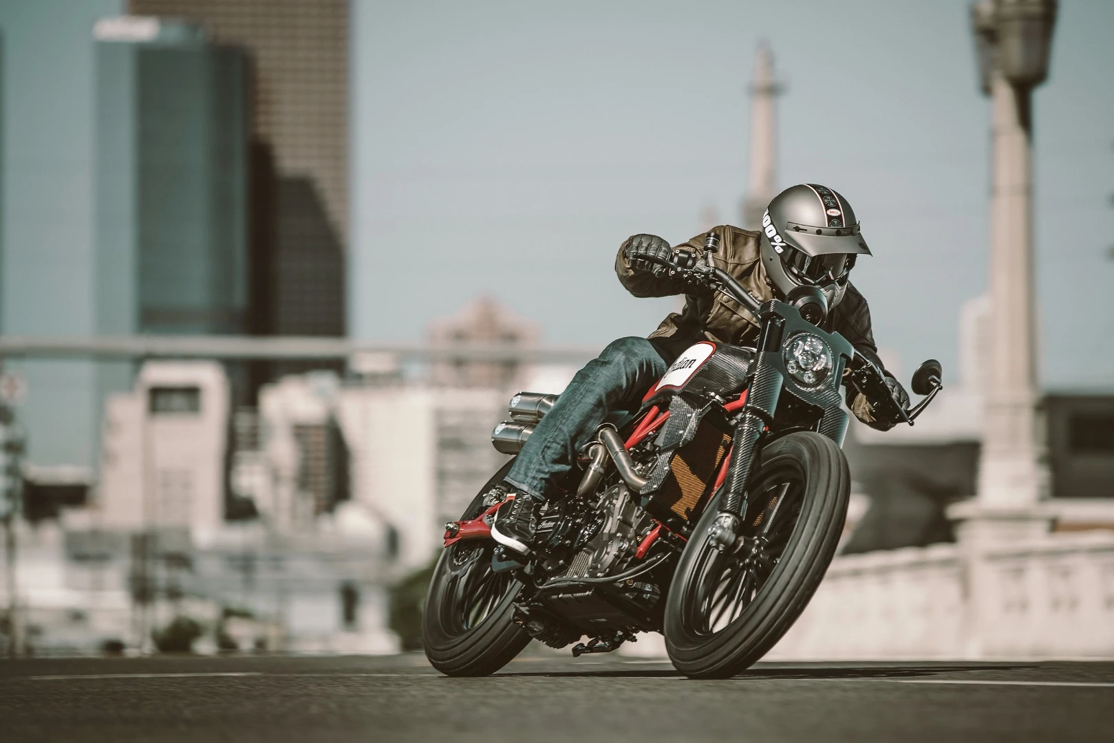 Indian Scout FTR1200 Custom: appears to be as fangable as it is gorgeous