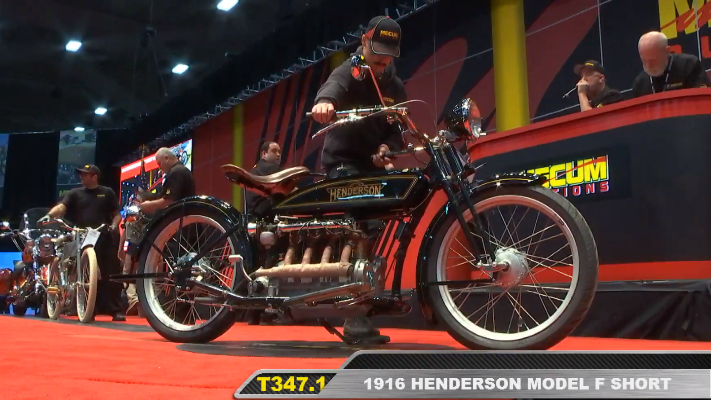 $126,500 | 1916 Henderson Model F Short Frame | Auction Link: Mecum