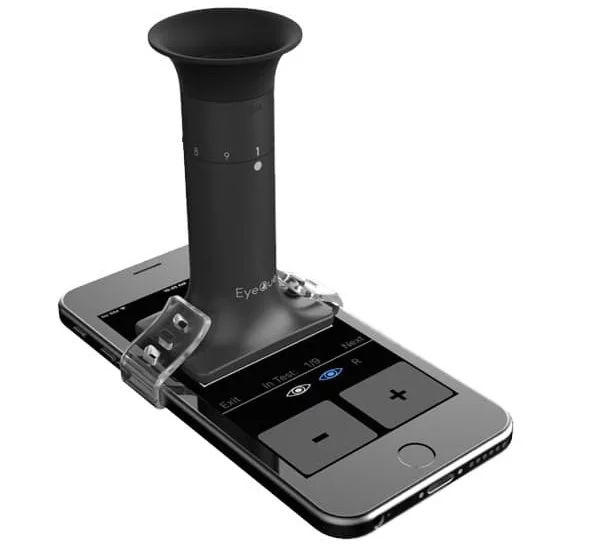 Strapping the microscope on place