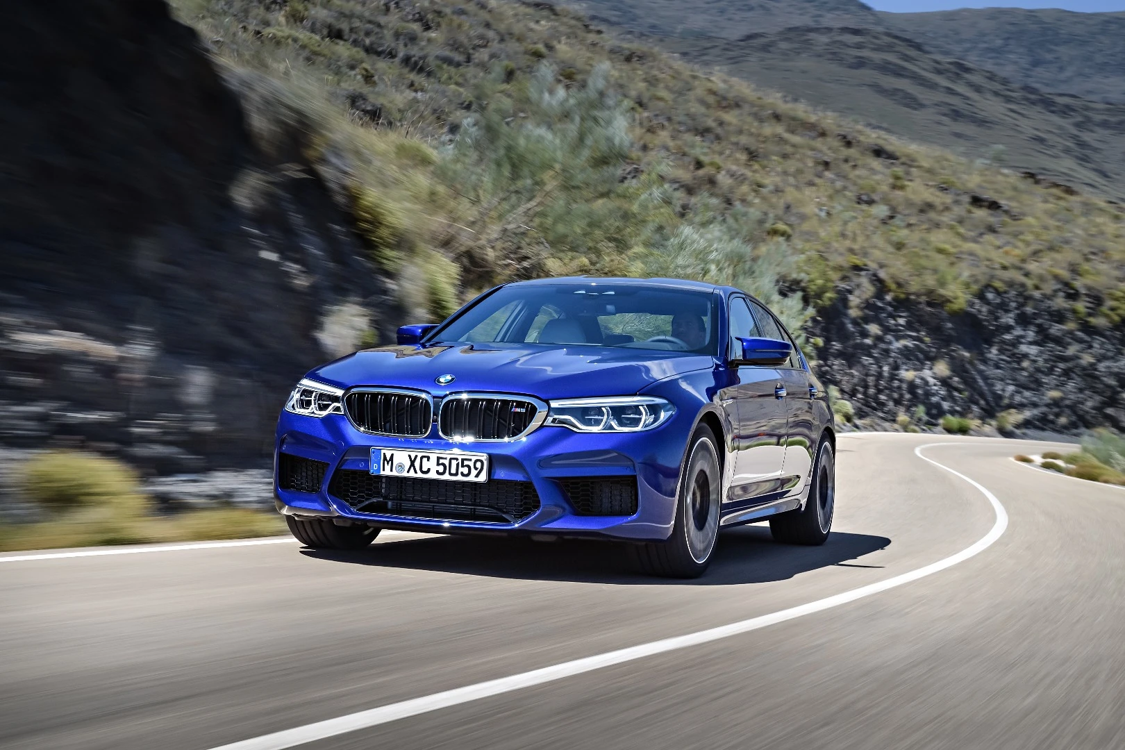 The new BMW M5 sprints to 100 km/h in just 3.4 seconds
