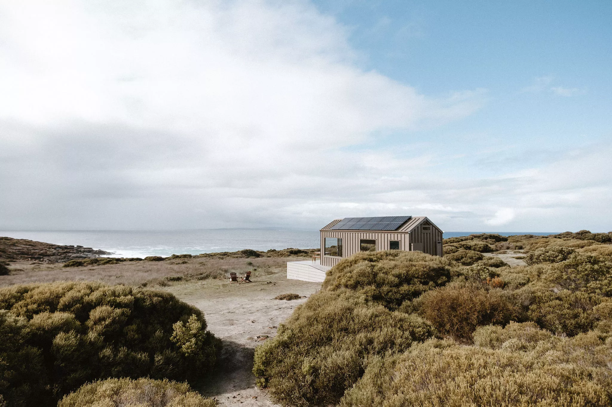 The Maldhi gets all its power from a rooftop-based solar panel array