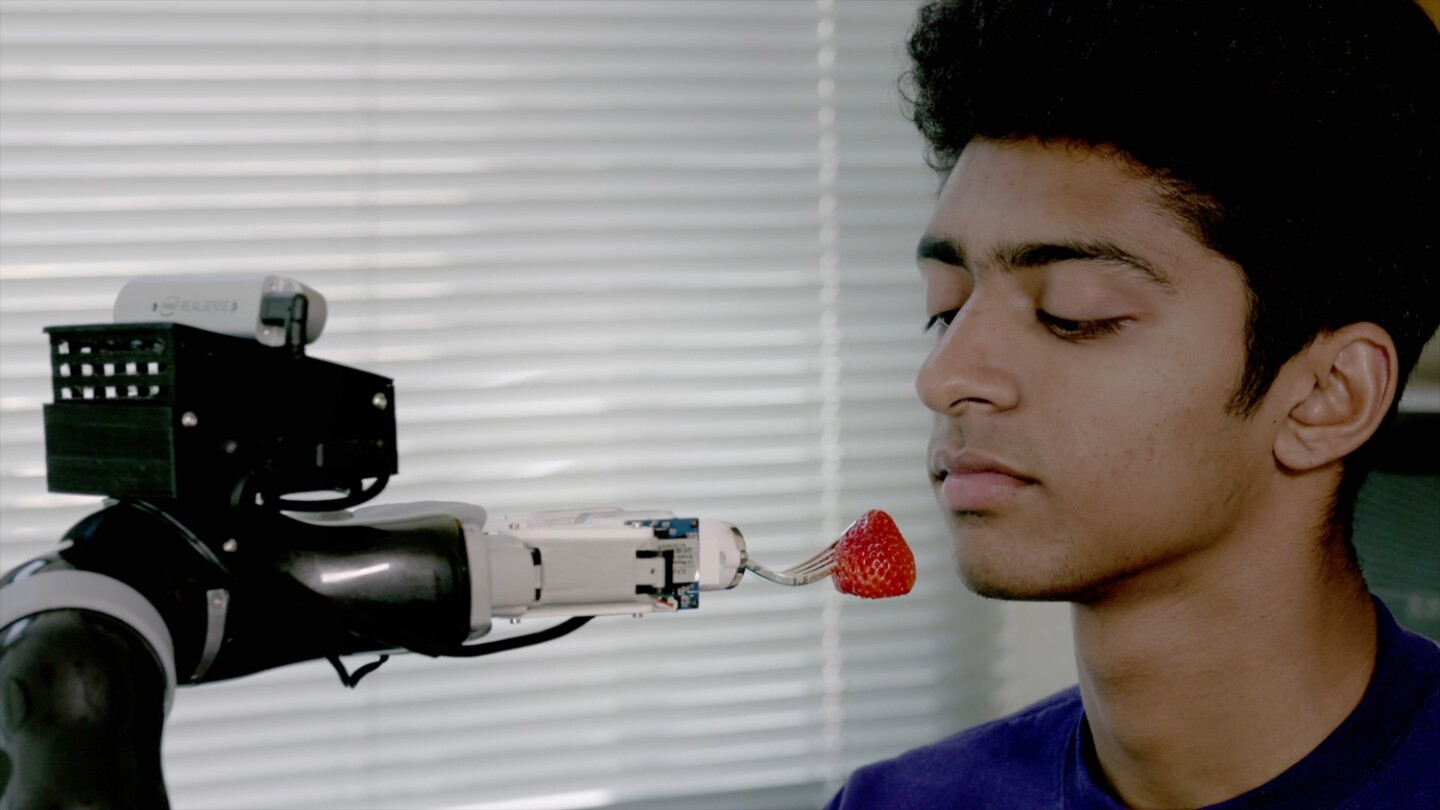 The Assistive Dexterous Arm (ADA) is designed to help people with limited mobility to feed themselves