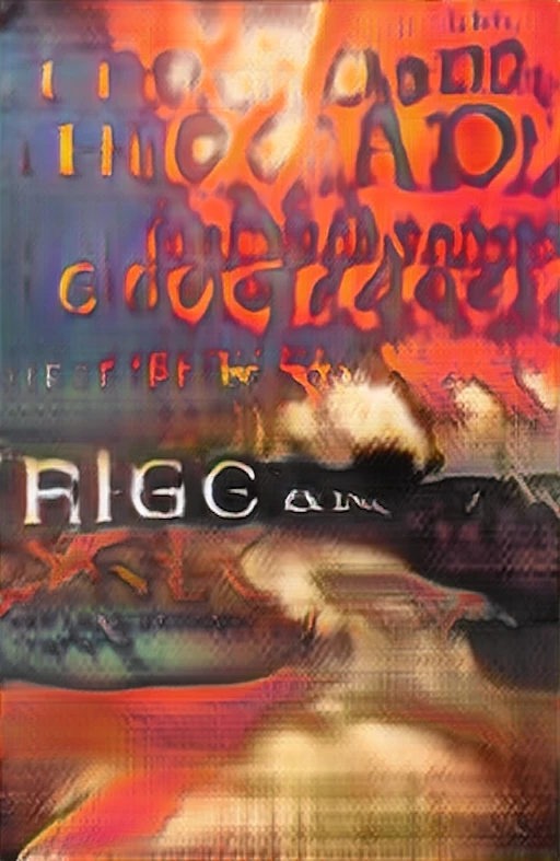 The cover of Dinner Depression by Julia Joy Raffel, a book entirely generated by machine learning algorithms from the story to the cover art. The book is available to buy on Amazon with a price also set by an algorithm.