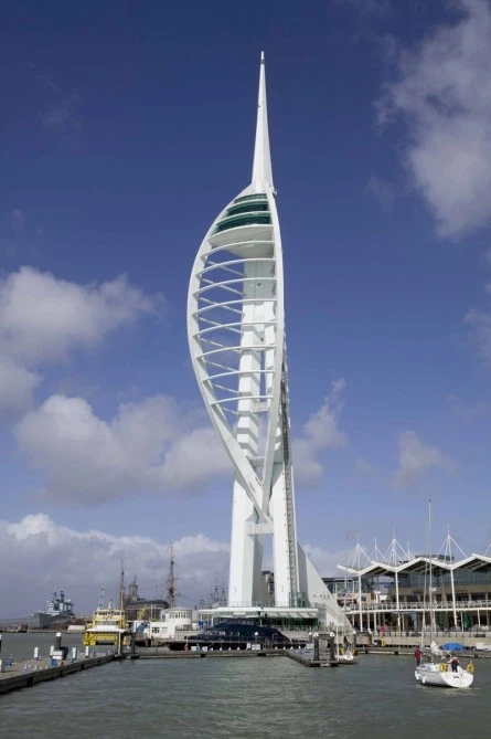 Spinnaker Tower viewing platform in Portsmouth, UK
