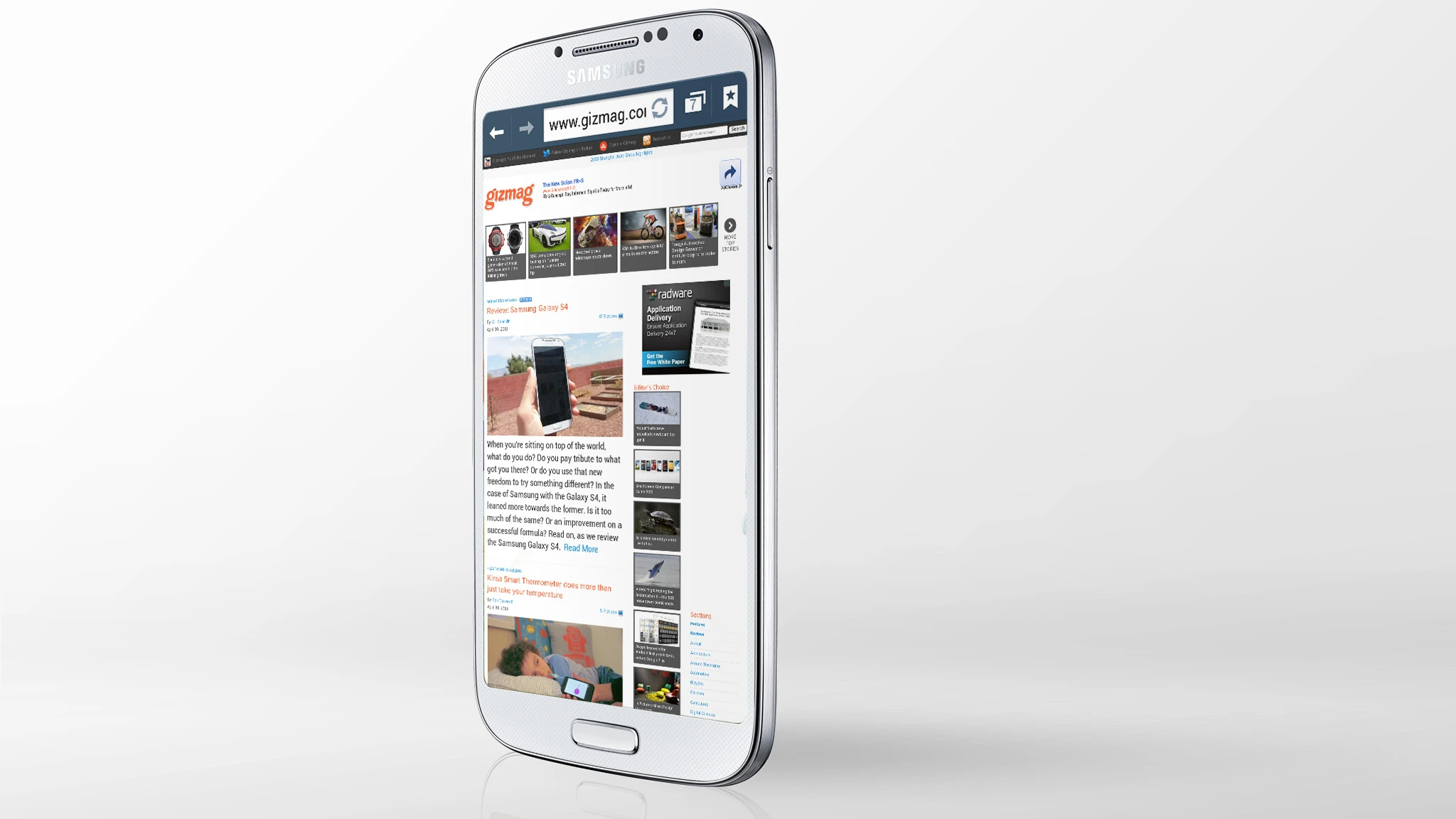 Gizmag reviews the Samsung Galaxy S4