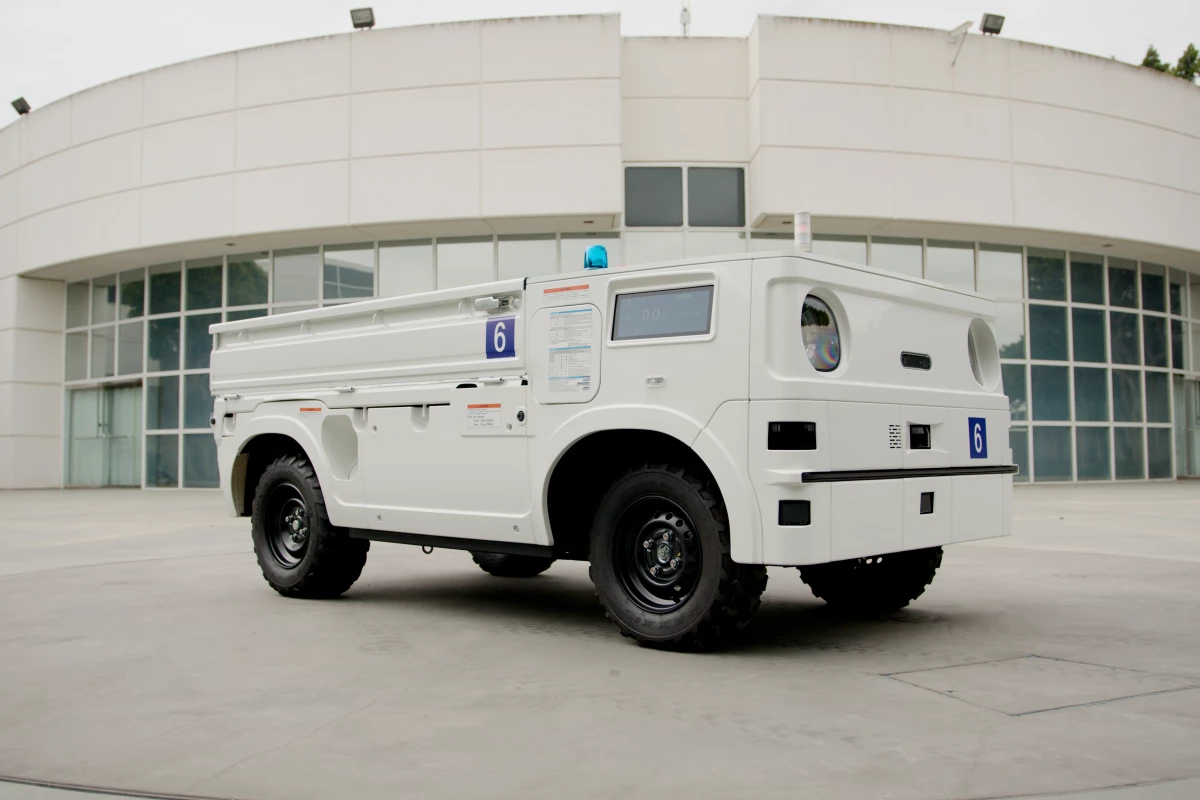 The AWV loses the rugged all-terrain vehicle feel and presents as a low-riding utility truck