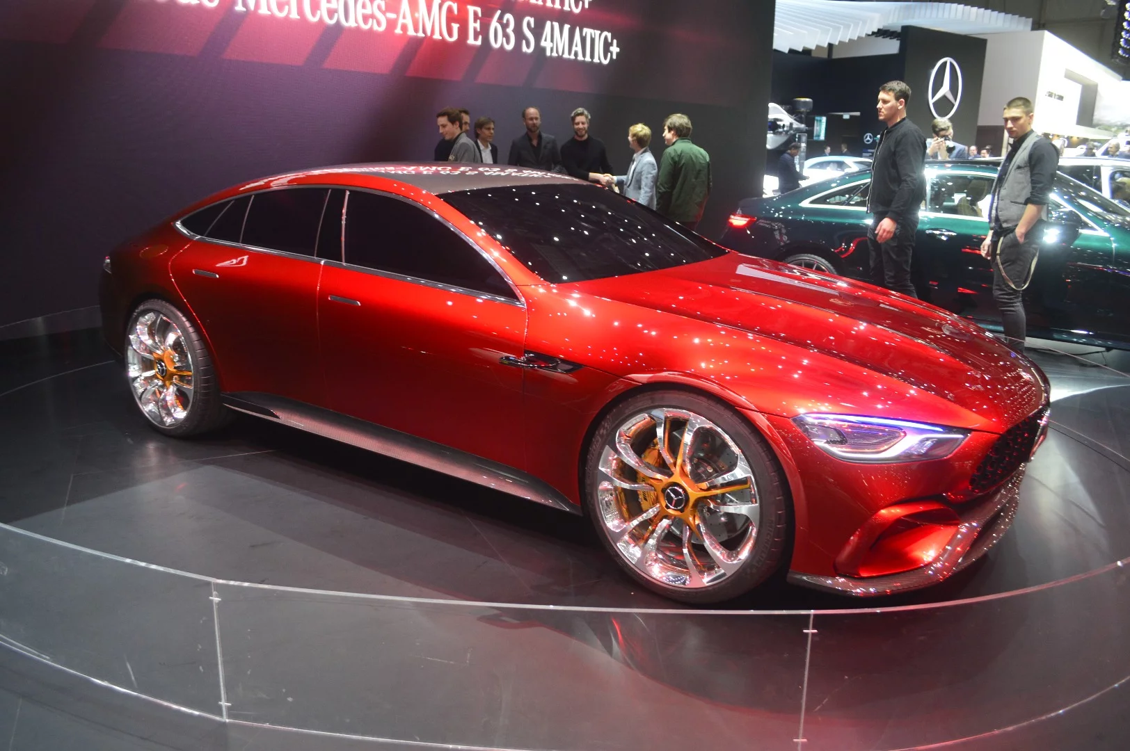 The Mercedes-AMG GT Concept makes its world premiere at the 2017 Geneva Motor Show