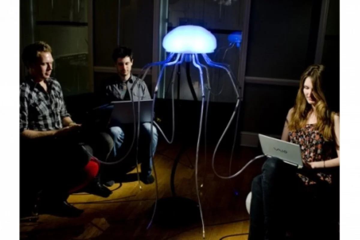 Enjoy a night in front of the Jelly Fish router