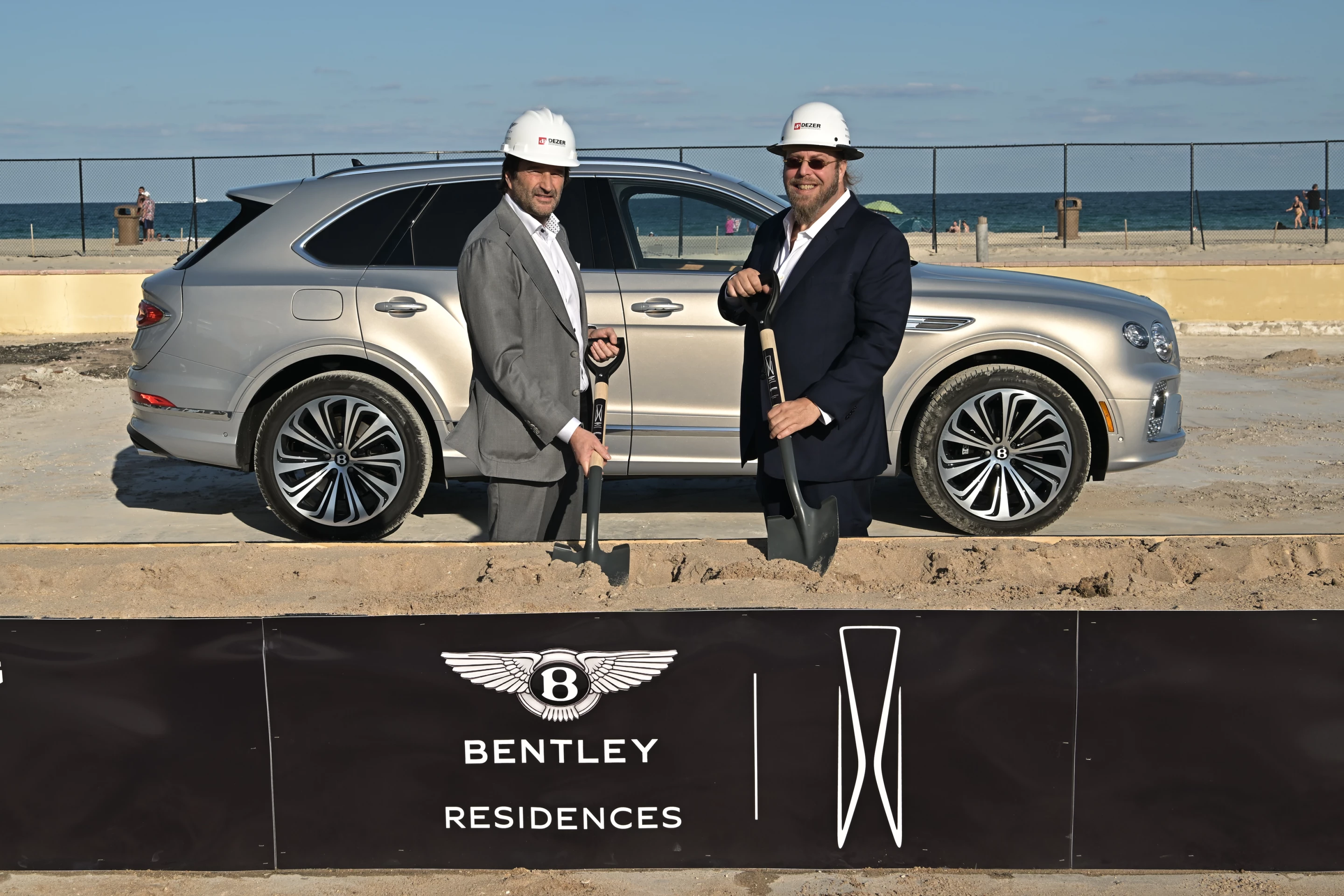 Construction of Bentley Residences has officially begun following a groundbreaking ceremony in Miami, Florida