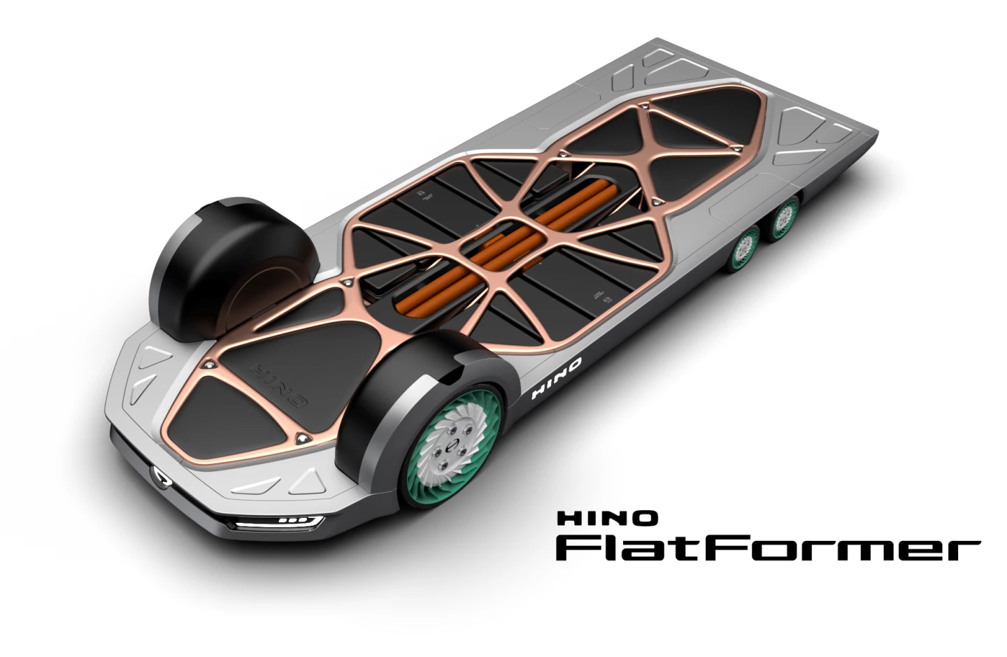 The Hino Flatformer chassis: the first major REE platform implementation will underpin a range of Hino vehicles