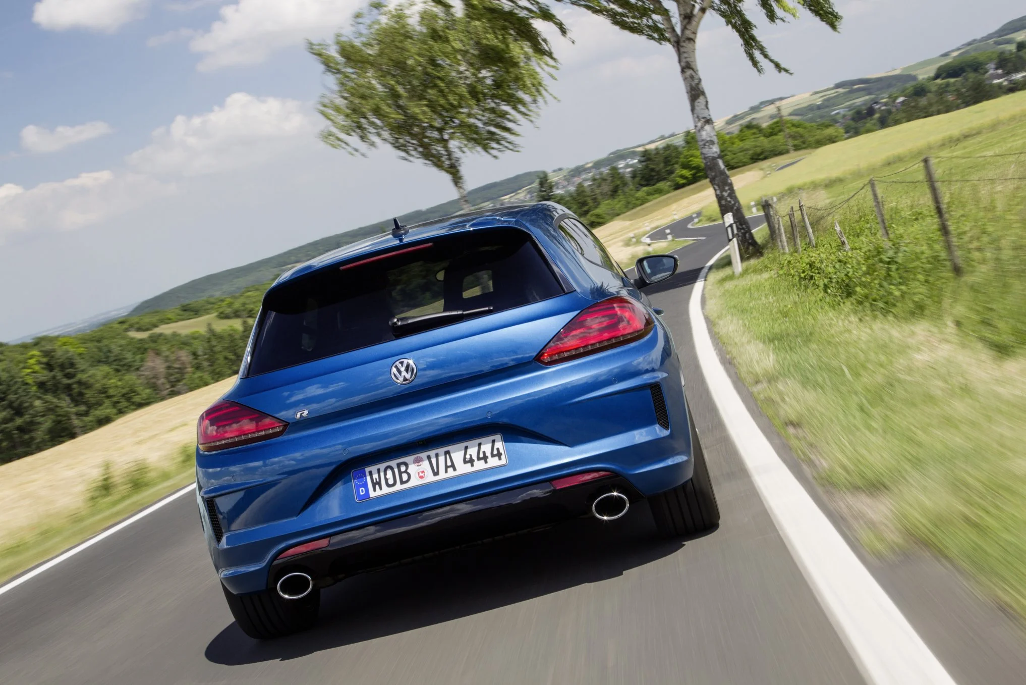 The Scirocco R sprints to 100 km/h in 5.5 seconds