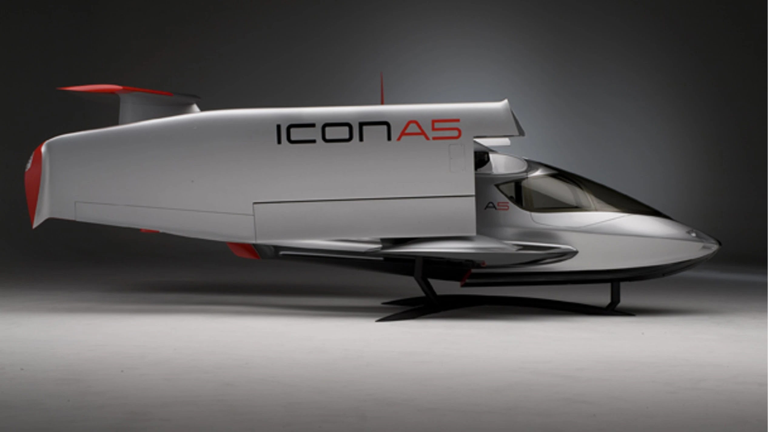 ICON A5 with wings folded