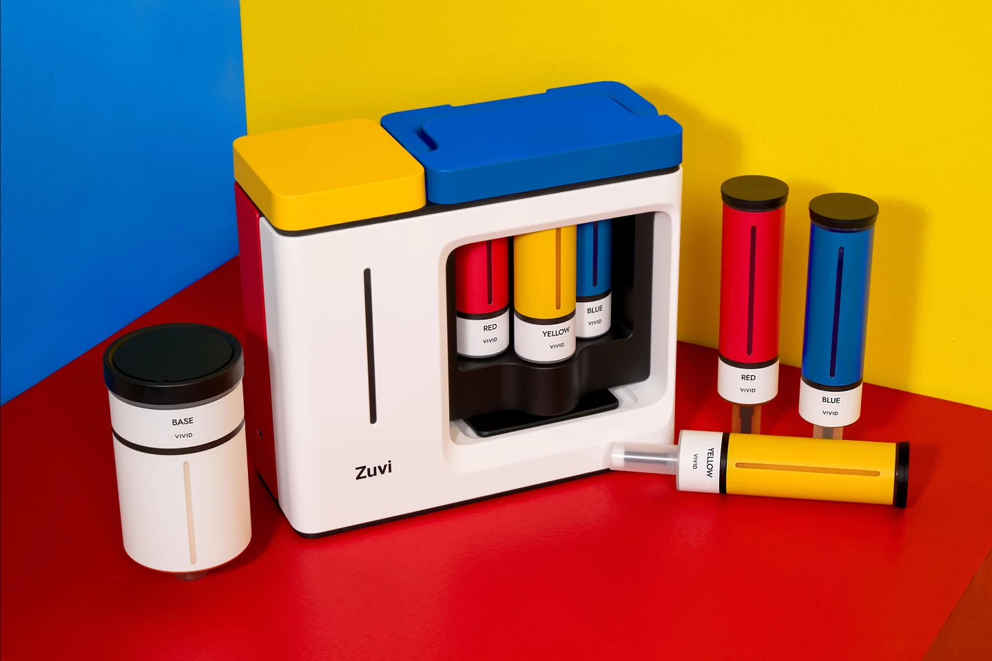 ColorBox allows users to create their own uniquely-colored hair dye – or choose from over 1,000 presets – utilizing three base color cartridges