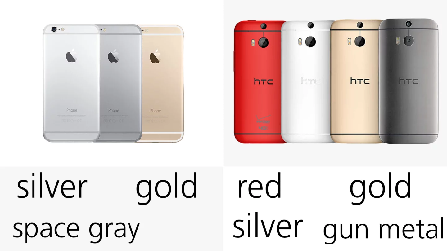 Color options