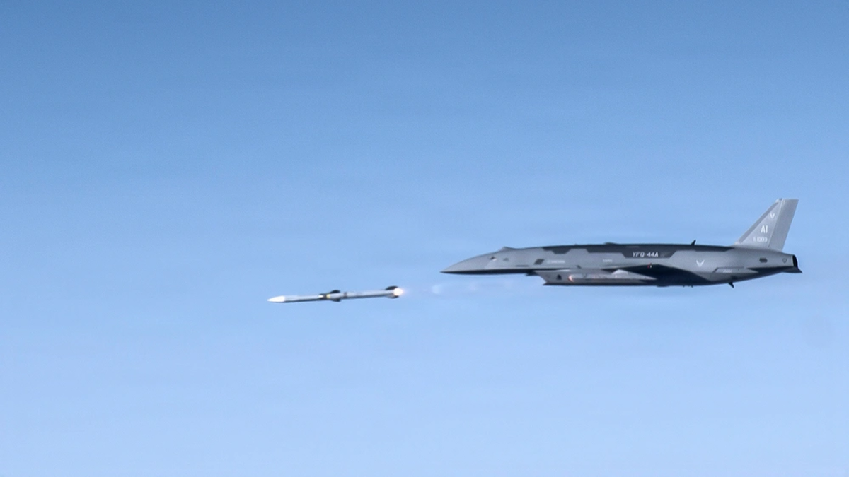 US Air Force makes its first wingman drone missile launch