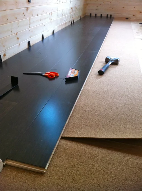 Floorboards go in (Photo: Christopher Tack)