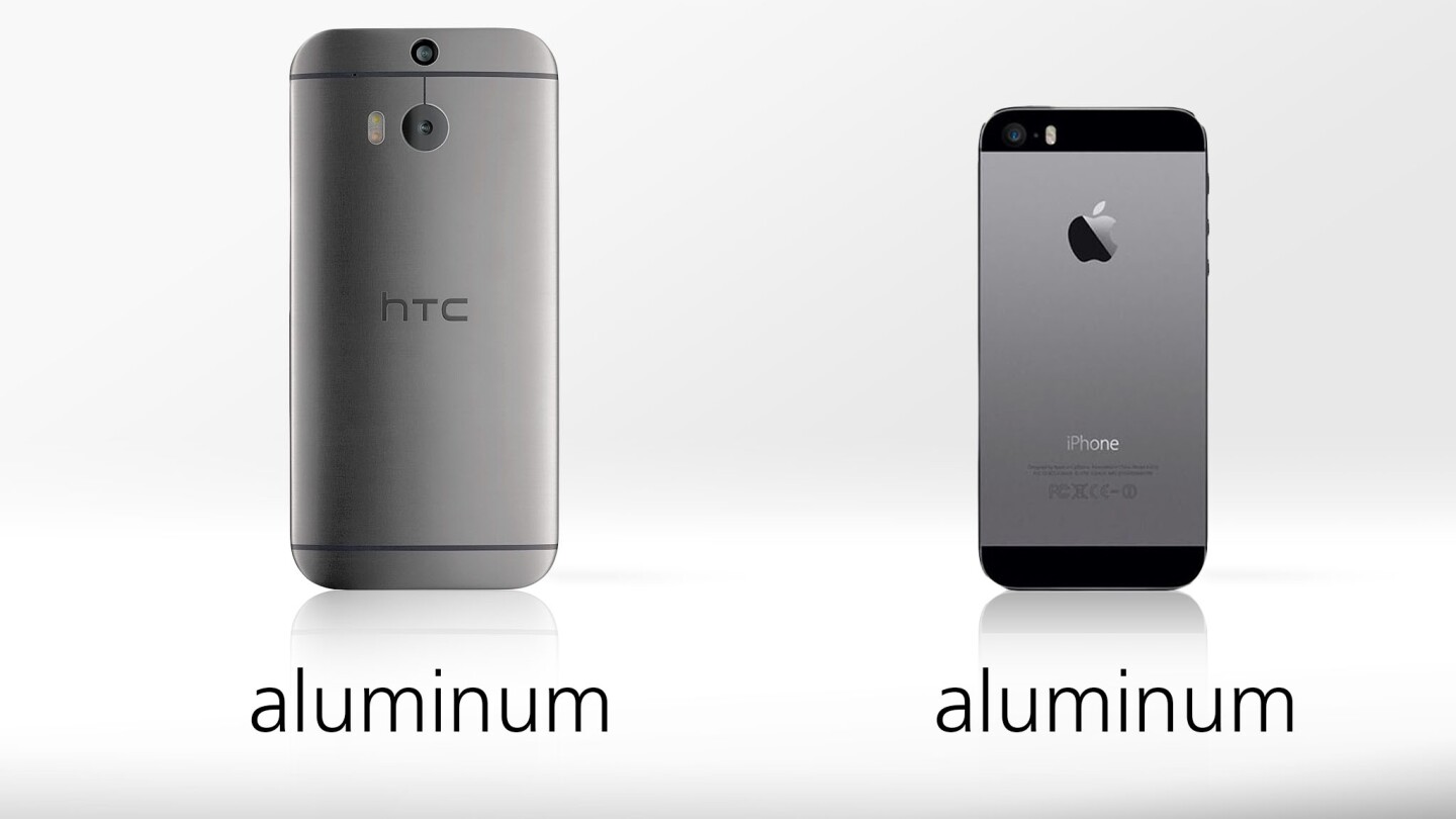 Both phones have aluminum unibody builds