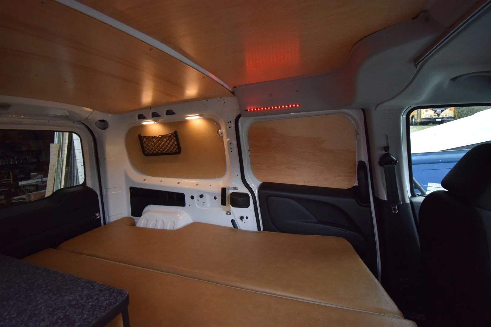 Cascade uses LED light strips and select insulated wall and ceiling paneling