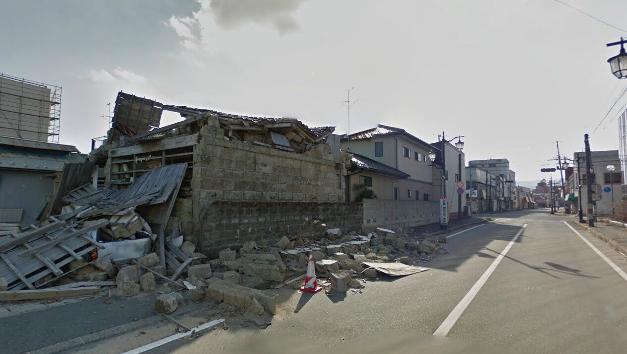 Namie-machi was hit particularly hard by the earthquake and has remained practically a ghost town since it became part of the Fukushima exclusion zone due to radiation concerns