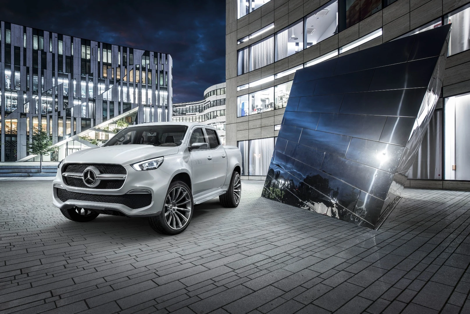 The X-Class sits on a coil-sprung five-link rear end