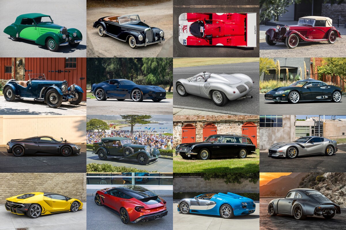 Though numbers of cars and the extreme value of those cars is lower than in previous Monterey Car Week auctions, this will be the biggest online auction cluster in history, and will further change the way humanity does business. It's all online, and completely free to watch. Reality TV for petrolheads