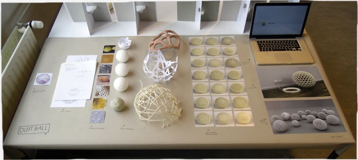 The Dustball concept on display