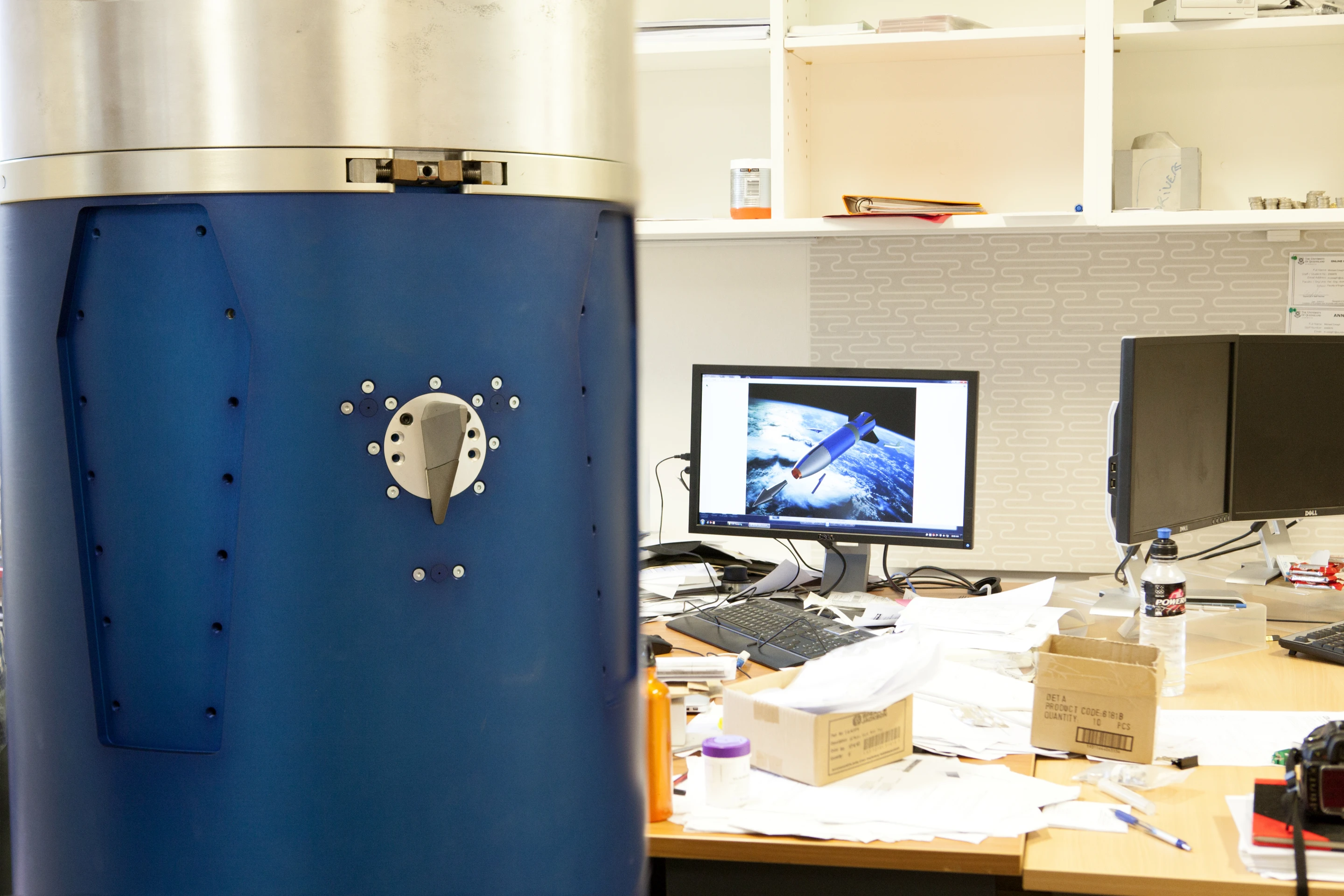 Scramjet device in the Scramspace Office