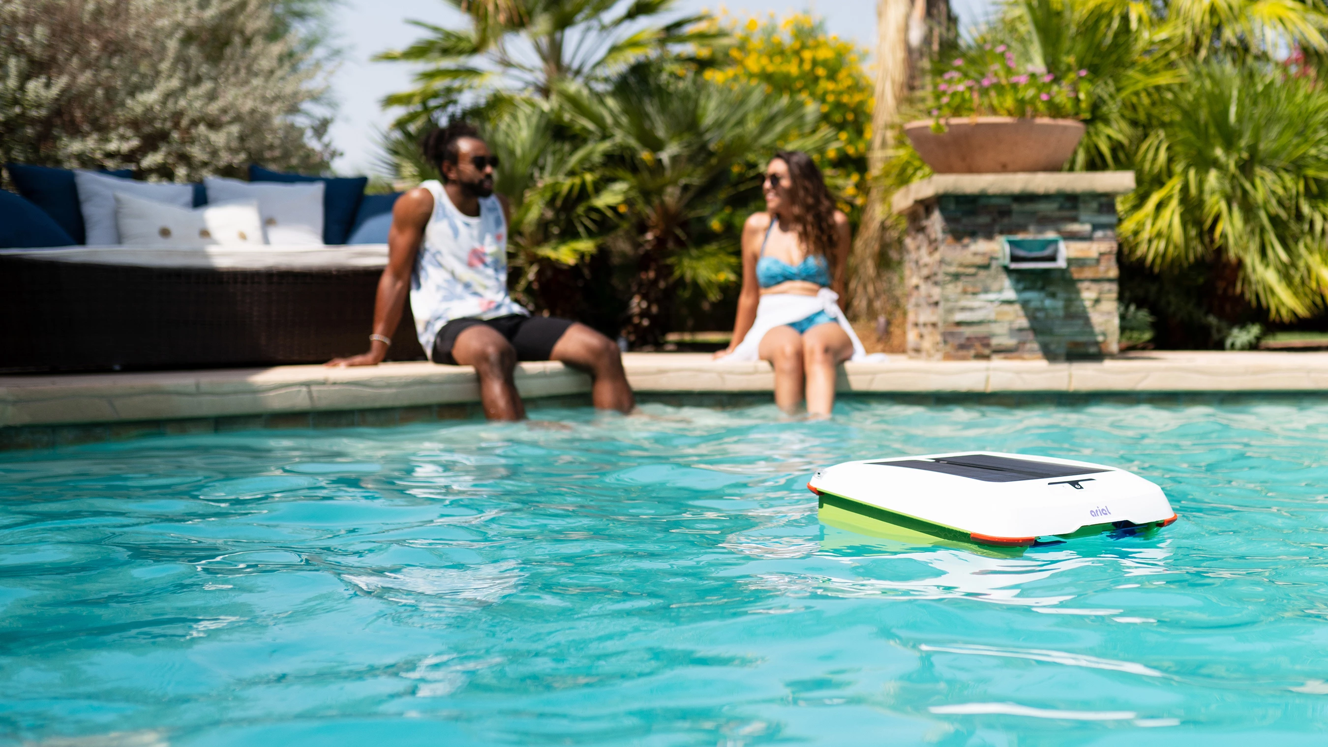 Ariel can reportedly cover the entire surface of a pool once every 1.5 hours