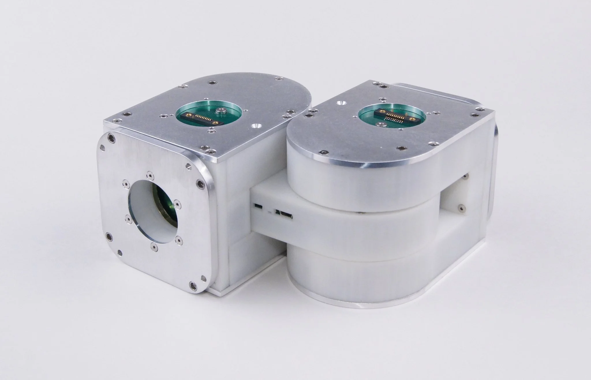 The iMobot is an articulated, wheeled robot that can be used on its own, or as a module in a larger robotic system