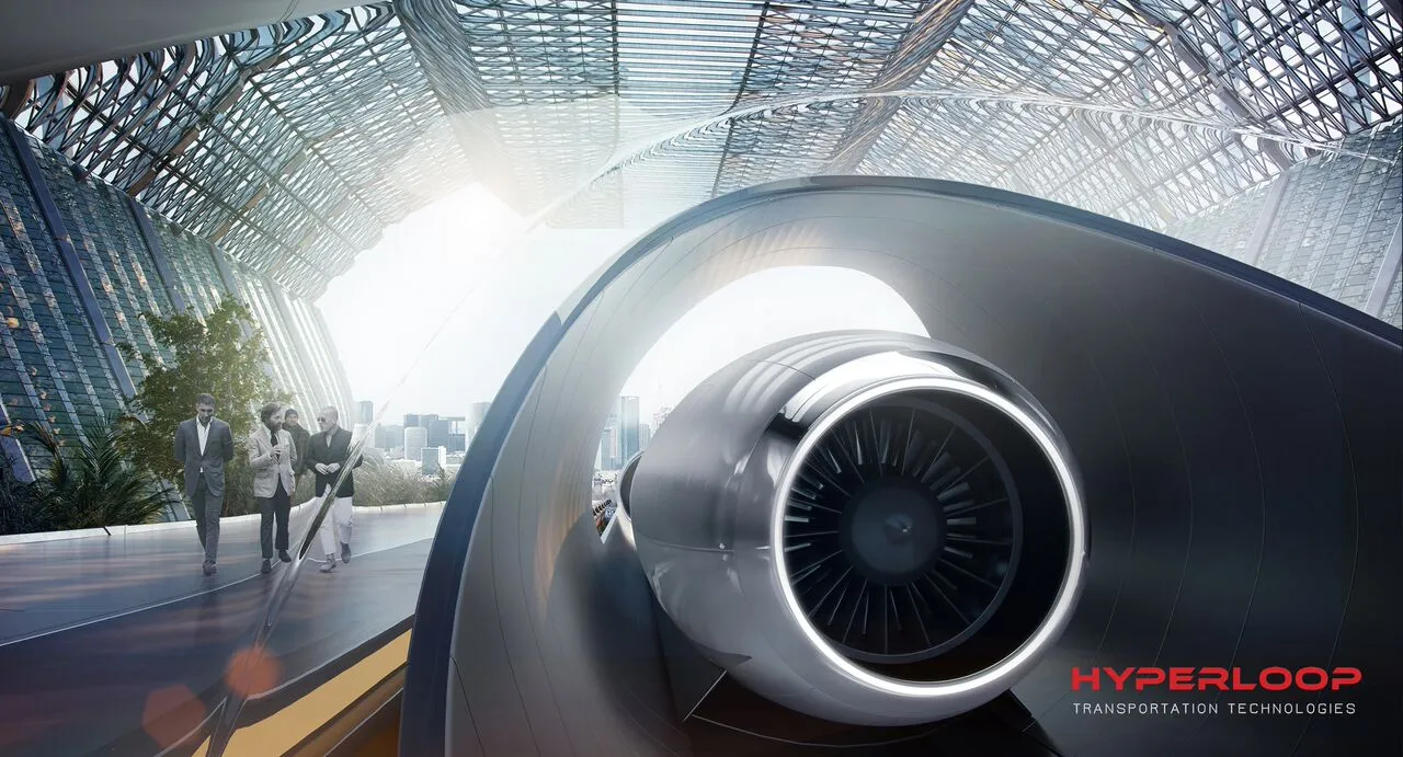 First described by Elon Musk in a 2013 white paper, the Hyperloop system would see passengers and cargo shuttled through underground near-vacuum tubes at close to the speed of sound