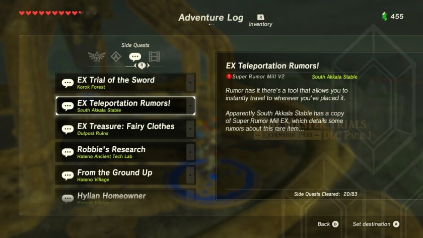 The mission description.