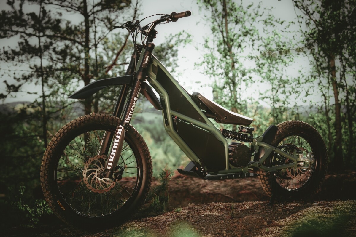 Part dirt bike, part electric scooter, all Kuberg Ranger