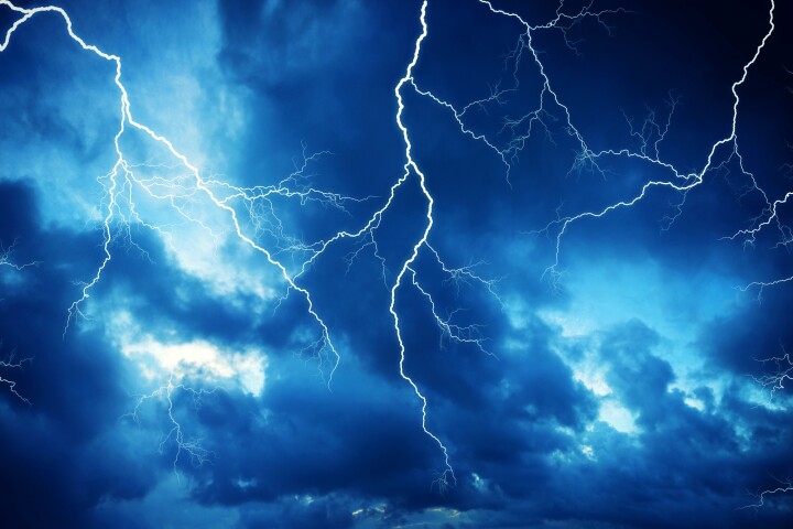 The technique uses different charges on a film to create a current, much in the same way clouds give birth to bolts of lightning