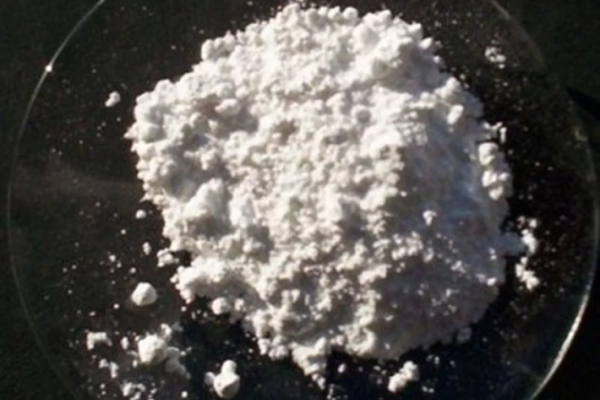 Calcium carbonate in powder form