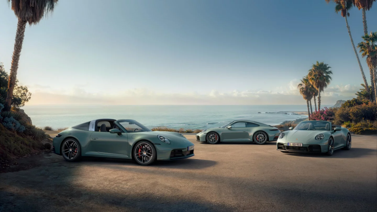 Porsche is bringing back the all-wheel-drive 4S grade for the 911 Carrera coupe, Carrera cabriolet, and Targa models for the new model year