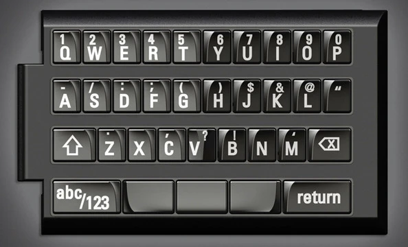The Spike physical keyboard