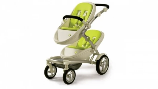 Mima's Kobi is an award-winning stroller that converts easily from a carrycot to a toddler seat and can accommodate two children