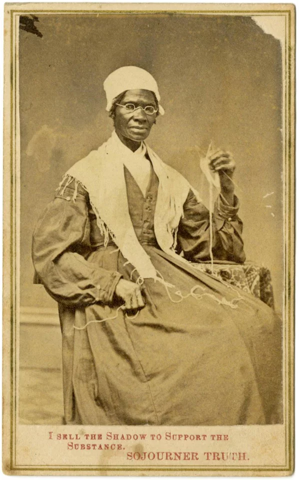 American abolitionist and activist for African-American civil rights, women's rights, and alcohol temperance. Sojourner Truth is best known for her speech on racial inequalities, "Ain't I a Woman?" delivered at the Ohio Women's Rights Convention in 1851.