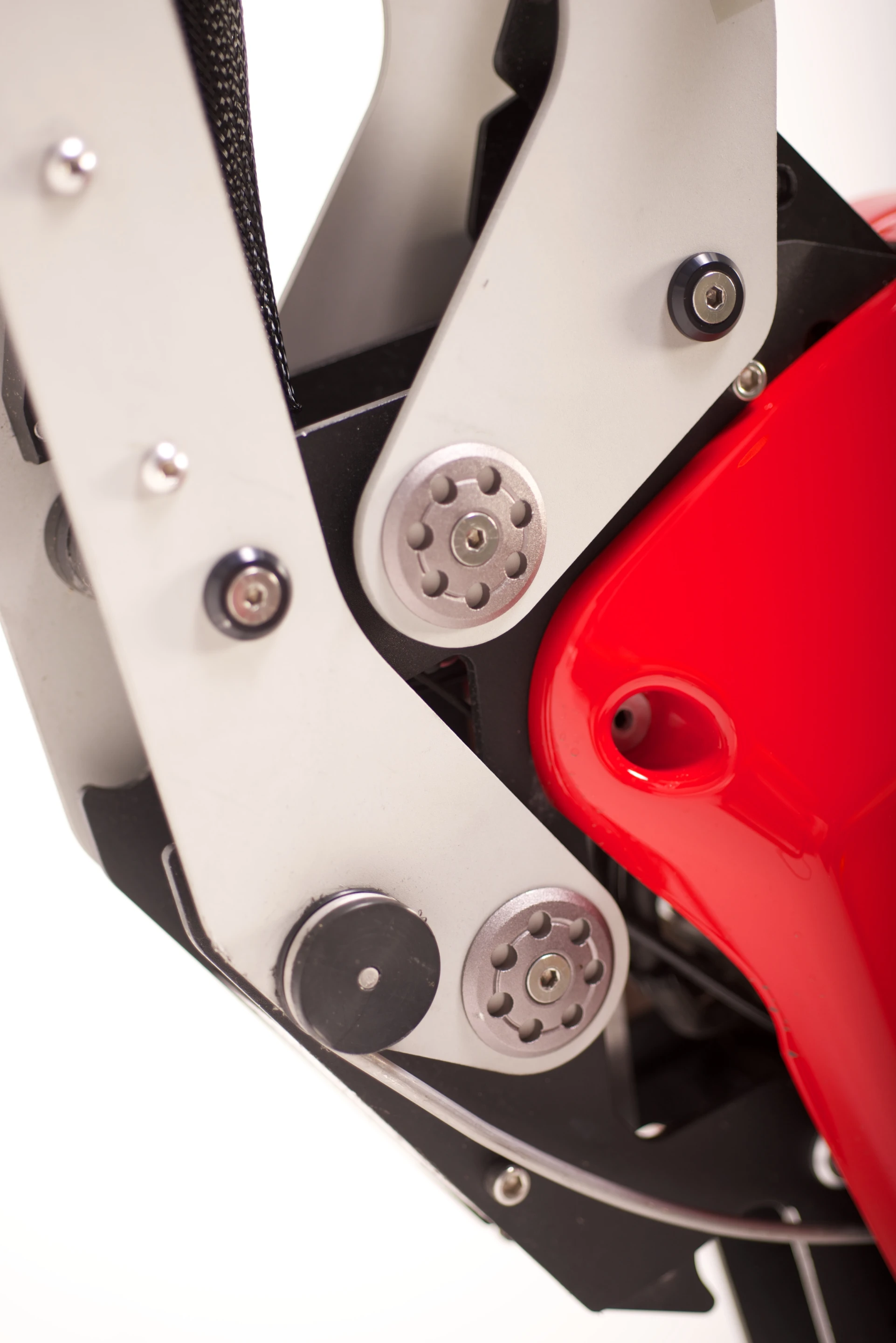 The Voltitude V1's folding mechanism (Photo: Arnaud Lambert)