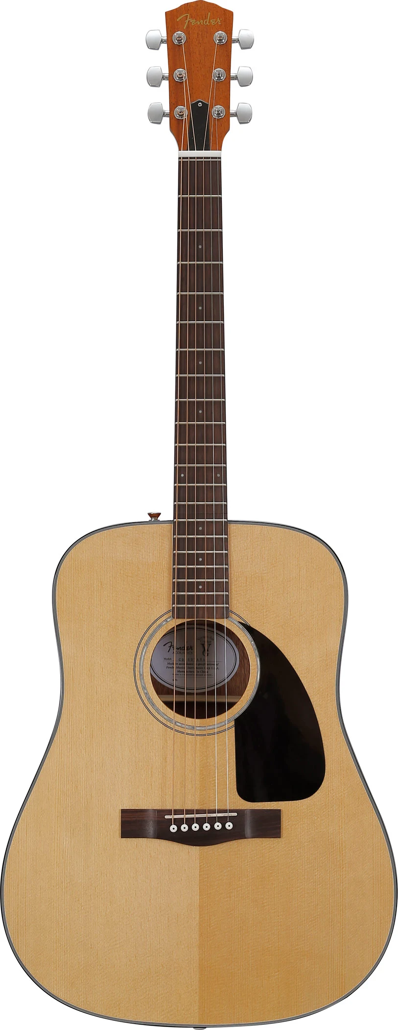 The Fender CD-60 VA travel acoustic