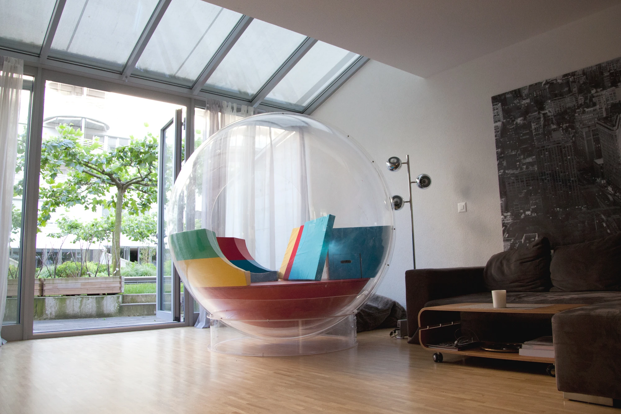 The Cocoon 1 takes in the view